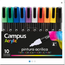Rotuladores Acrílicos 10 colores