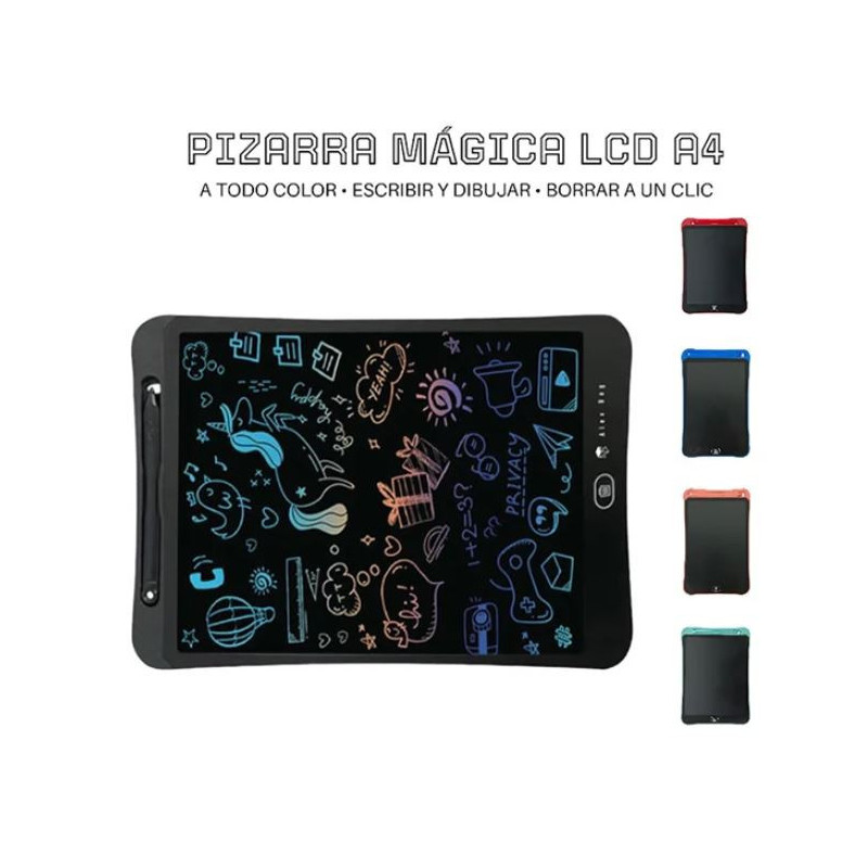 Pizarra mágica LCD A4 para dibujo y escritura digital Pizarra mágica LCD A4 para dibujo y escritura digital